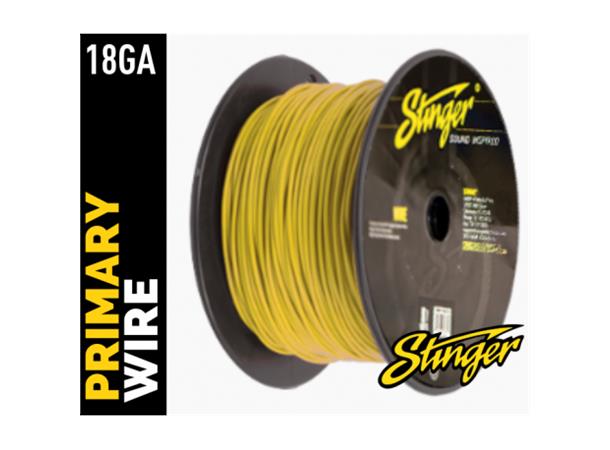 Stinger - SPW318YL strømkabel 0,75mm² Gul pris pr meter