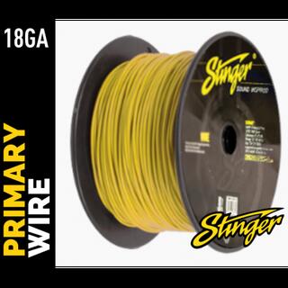 Stinger - SPW318YL strømkabel 0,75mm² Gul pris pr meter