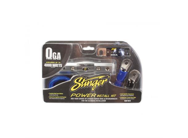 Stinger sikringkit 300A 50mm² SK101 1/0ga. sikring,holder,remote og kabelsko