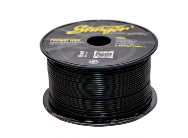 Stinger - SPW316BK strømkabel 1,5mm sort pris pr meter