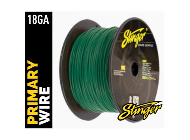 Stinger - SPW318GR strømkabel 0,75mm² Grønn pris pr meter