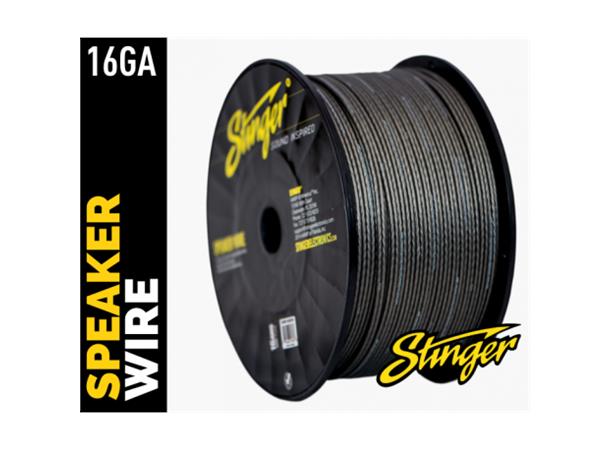 Stinger - SHW516G høyttalerkabel 1,5mm² Grå pris pr meter