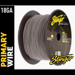 Stinger - SPW318GY strømkabel 0,75mm² Grå pris pr meter