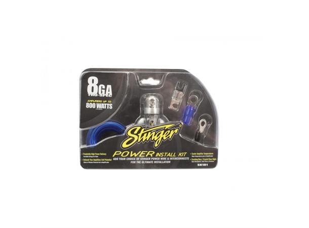 Stinger sikringkit 70A 10mm² SK181 8ga. sikring,holder,remote og kabelsko