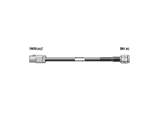 ANTENNENSYSTEME Antenne adapter FAKRA (Han) - SMA (Han)