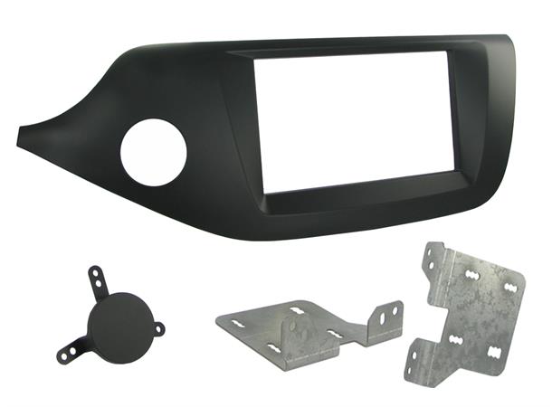 CONNECTS2 Premium monteringskit 2-DIN Kia Ceed (2013-2018) Matt sort