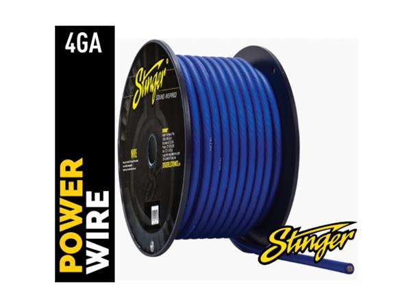Stinger - SHW14B strømkabel 25 mm² Blå, pris pr meter