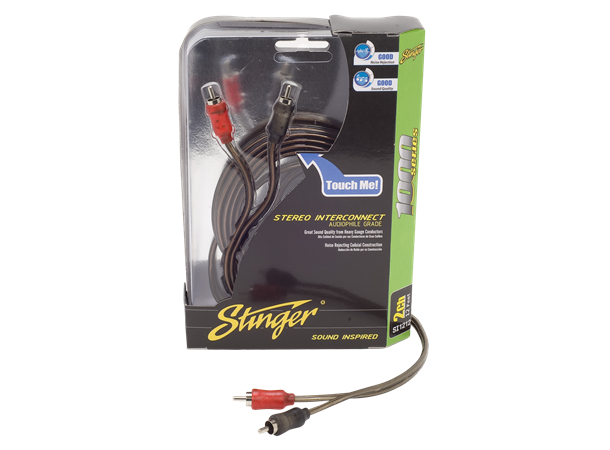 Stinger - SI1212 signalkabel 3,5m,  2 kanaler RCA