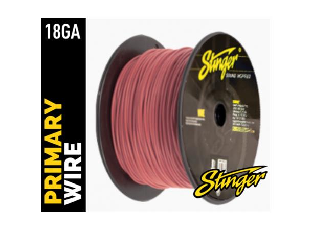 Stinger - SPW318PK strømkabel 0,75mm² Rosa pris pr meter