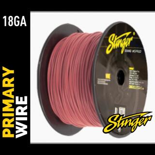 Stinger - SPW318PK strømkabel 0,75mm² Rosa pris pr meter