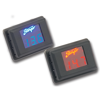Stinger voltmeter LED SVMR 3 digit - LED - Rød