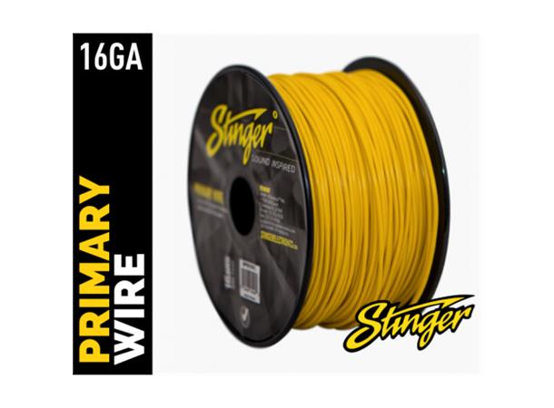 Stinger - SPW316YL strømkabel 1,5mm Gul pris pr meter