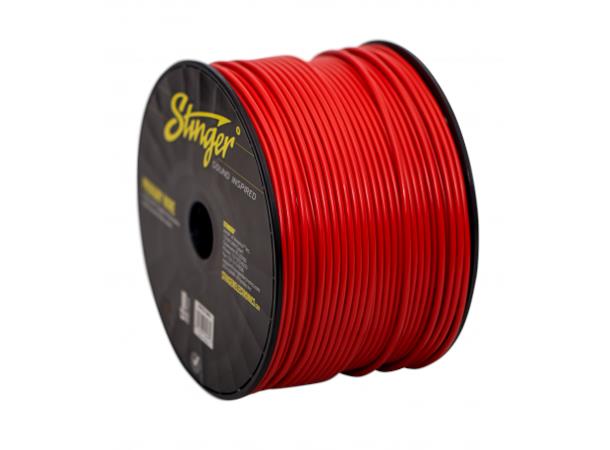 Stinger - SPW312RD strømkabel 4mm Rød pris pr meter
