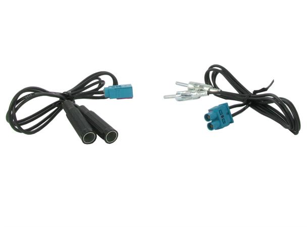 CONNECTS2 antenneadapter, Doble Fakra hun->han / han->hun