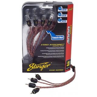 Stinger Signalkabel 5m 4 kanaler SI4417 4 kanaler 5,18m RCA