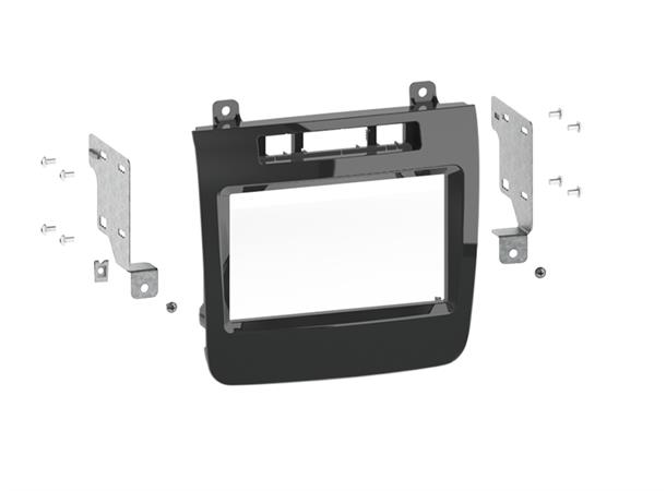 CONNECTS2 Premium monteringskit 2-DIN VW Touareg (2010 - 2014) Pianosort