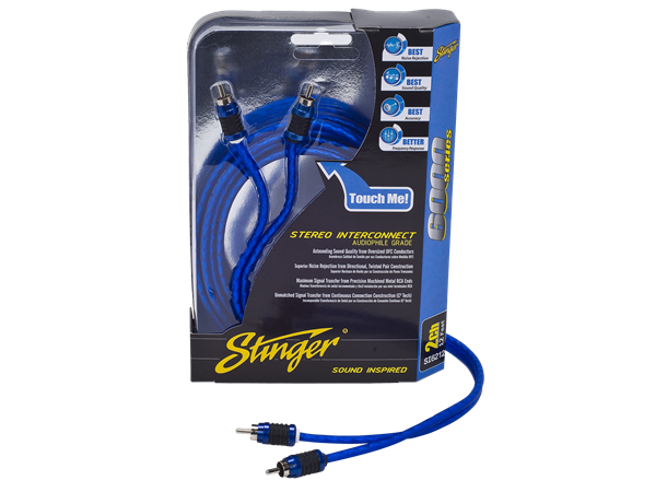 Stinger - SI6217 Signalkabel 5m 6000 Serien, 2 kanaler RCA