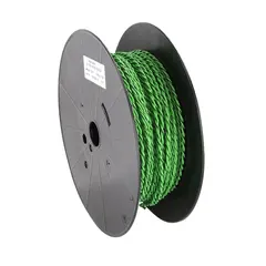 Installasjonskabel, 2x1.5mm2 grønn 1,5mm2, Grønn/Grønn-sort, tvunnet OFC