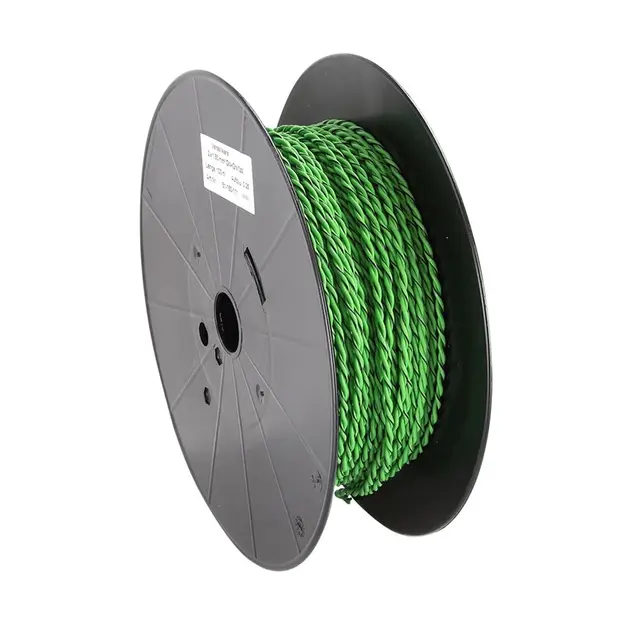 Installasjonskabel, 2x1.5mm2 grønn 1,5mm2, Grønn/Grønn-sort, tvunnet OFC 