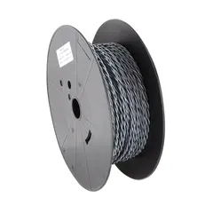 Installasjonskabel, 2x1.5mm2 grå 1,5mm2, Grå/Grå-sort, tvunnet OFC
