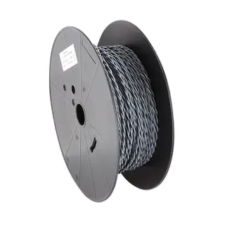 Installasjonskabel, 2x1.5mm2 grå 1,5mm2, Grå/Grå-sort, tvunnet OFC