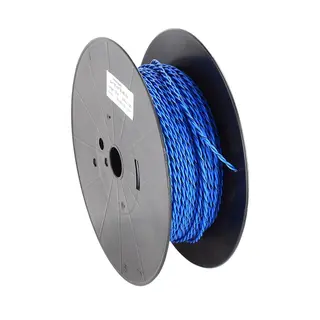 Installasjonskabel, 2x1.5mm2 blå 1,5mm2, Blå/Blå-sort, tvunnet OFC
