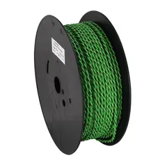 Installasjonskabel, 2x2.5mm2 grønn 1,5mm2, Grønn/Grønn-sort, tvunnet OFC