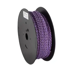 Installasjonskabel, 2x2.5mm2 lilla 1,5mm2, Lilla/Lilla-sort, tvunnet OFC