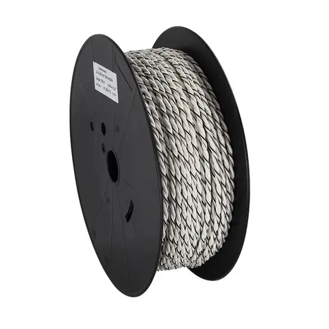 Installasjonskabel, 2x2.5mm2 hvit 1,5mm2, Hvit/Hvit-sort, tvunnet OFC