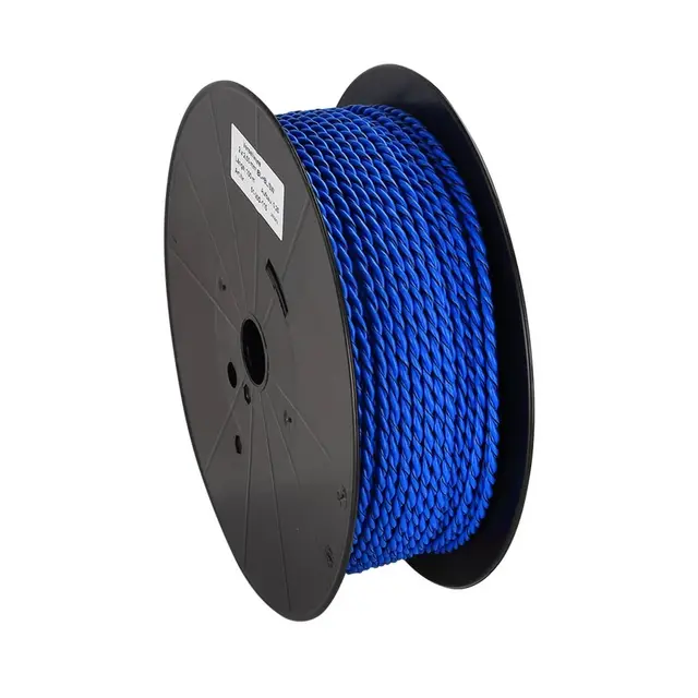 Installasjonskabel, 2x2.5mm2 blå 1,5mm2, Blå/Blå-sort, tvunnet OFC 