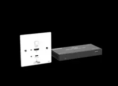 HDbt HDMI USB-C kit NX1-310WP Komplett veggplate og mottaker kit, 120