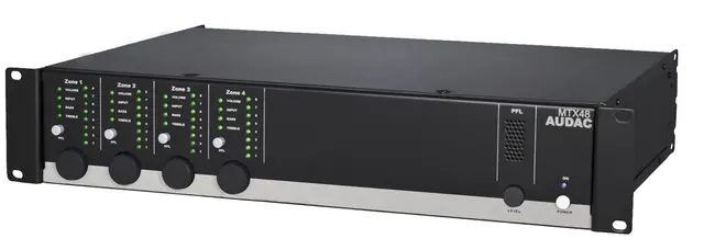 Audac MTX48, 4 -Soners Sonekontroller Sonekontroller med appstyring 
