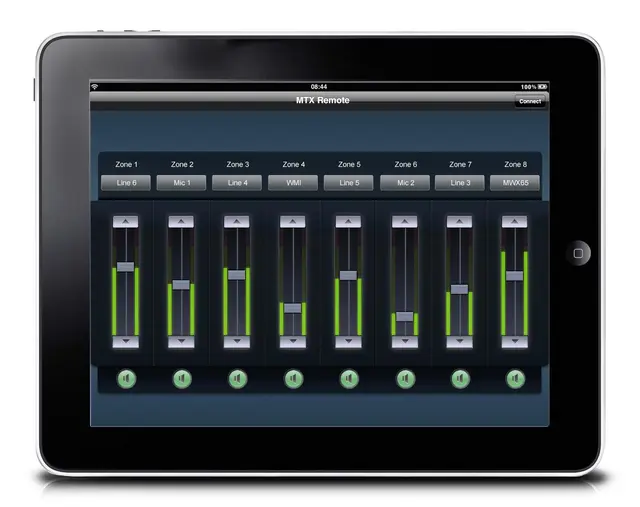 Audac MTX48, 4 -Soners Sonekontroller Sonekontroller med appstyring 