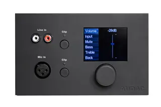Audac MWX45, Veggpanel for MTX - Sort Veggpanelkontroller for MTX-serien