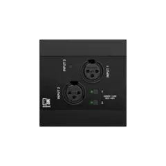 Audac NWP320/B Dante input Dante™/AES67, 2 x XLR + 3.5 mm jack + BT