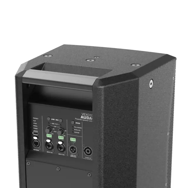 Audac VEXO110A Fulltone designhøyttaler AKTIV Toveis - 10" - 300W - Sort 