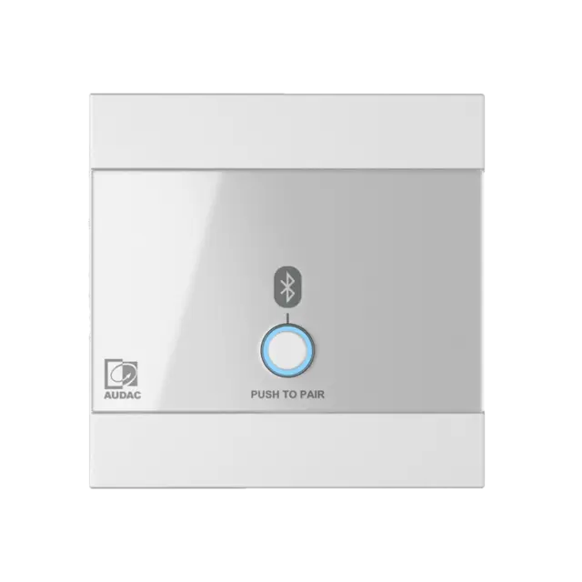Audac WP220 hvitt Blåtannspanel Bluetooth panel universal 