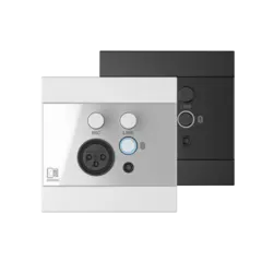 Audac WP225 hvitt multi input panel BT, linje og mic