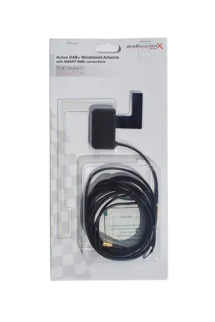 ACX Aktiv DAB antenne dobbel SMB Band-III L-band 3m kabel, Bulk pakning 