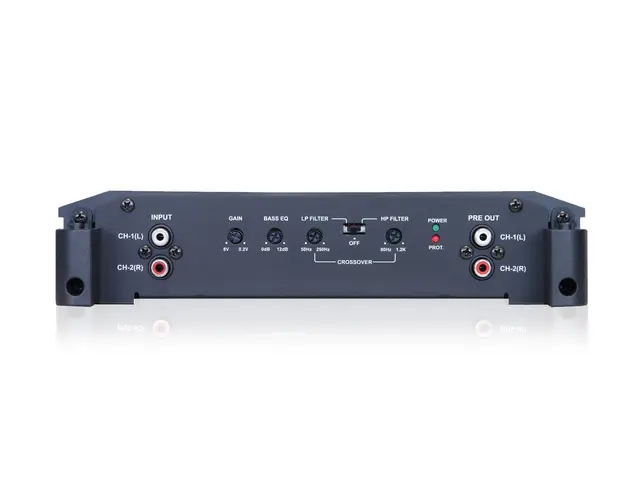 Alpine BBX-T600 - 2 kanals forsterker 2x70W, MosFet, Klasse A/B, LP/HP, BassEQ 