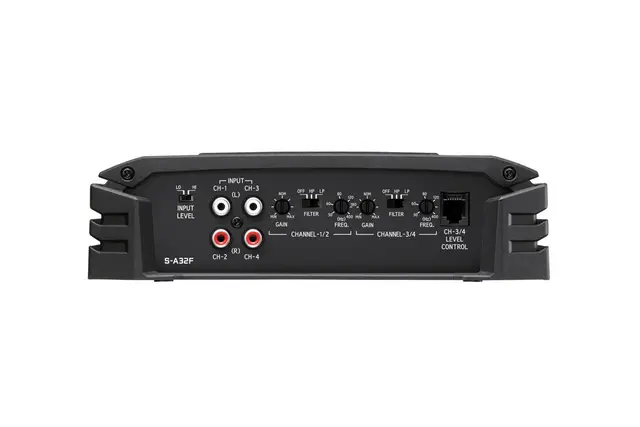Alpine S-A32F forsterker 4x80W, BassEq, HP/LP filter 