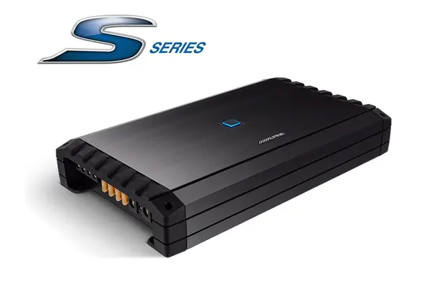 Alpine S2-A120M mono forsterker KlasseD 1200W, BassEQ 