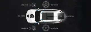 Alpine DP2-45C-B - høyttalere 4,5" komponentsett til BMW