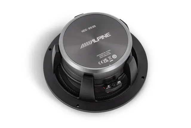 Alpine Status HDZ-653S - høyttalere "Slim-Fit" High-End 3veis komponentsett 
