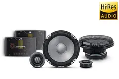 Alpine R2-S652 - PRO komponentsett R-serie 6,5" komponentsett 65Hz-40kHz