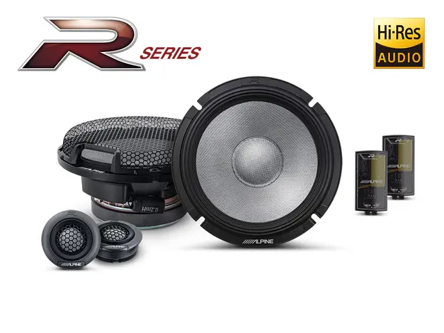 Alpine R2-S65C - komponentsett R-serie 6,5" komponentsett 65Hz-40kHz 