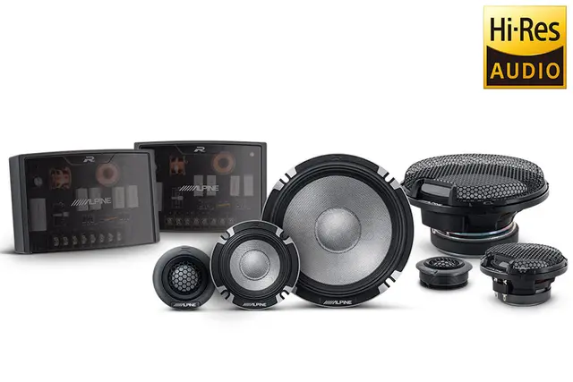 Alpine R2-S653 - PRO komponentsett R-serie 3veis komponentsett 65Hz-40kHz 
