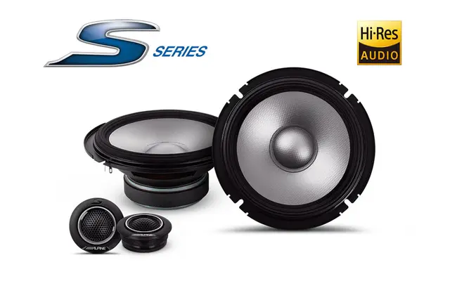 Alpine S2-S65C komponentsett 6,5" 2 veis maks effekt 240W 