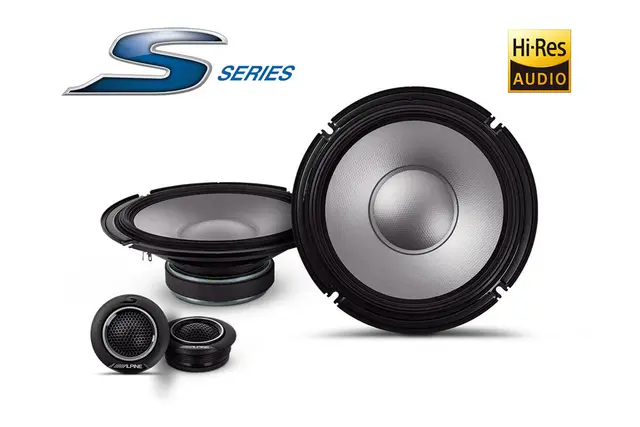 Alpine S2-S80C komponentsett 8" 2 veis maks effekt 260W 