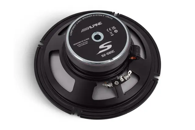 Alpine S2-S80C komponentsett 8" 2 veis maks effekt 260W 